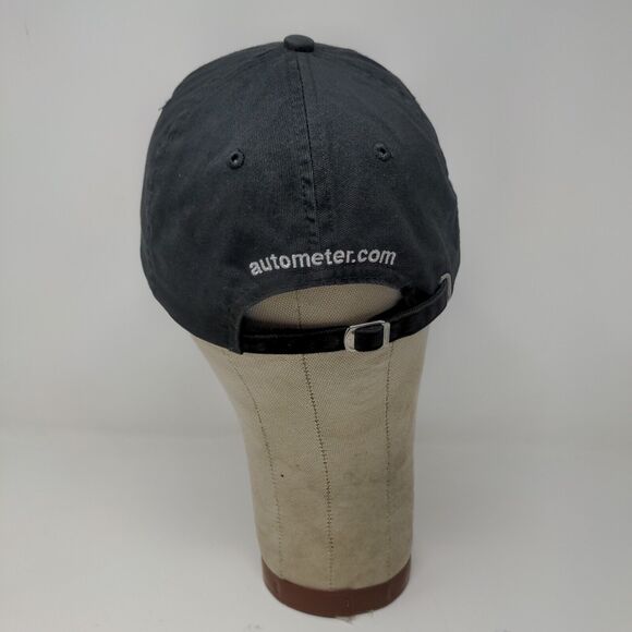 Auto Meter Autometer Black Slide Back Hat Cap Embroidered Adjustable OSFA - Picture 7 of 12